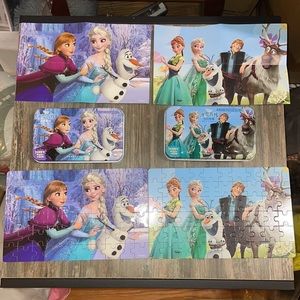 ❗️SALES❗️Brand New Frozen Puzzles 🧩 (2 packs)